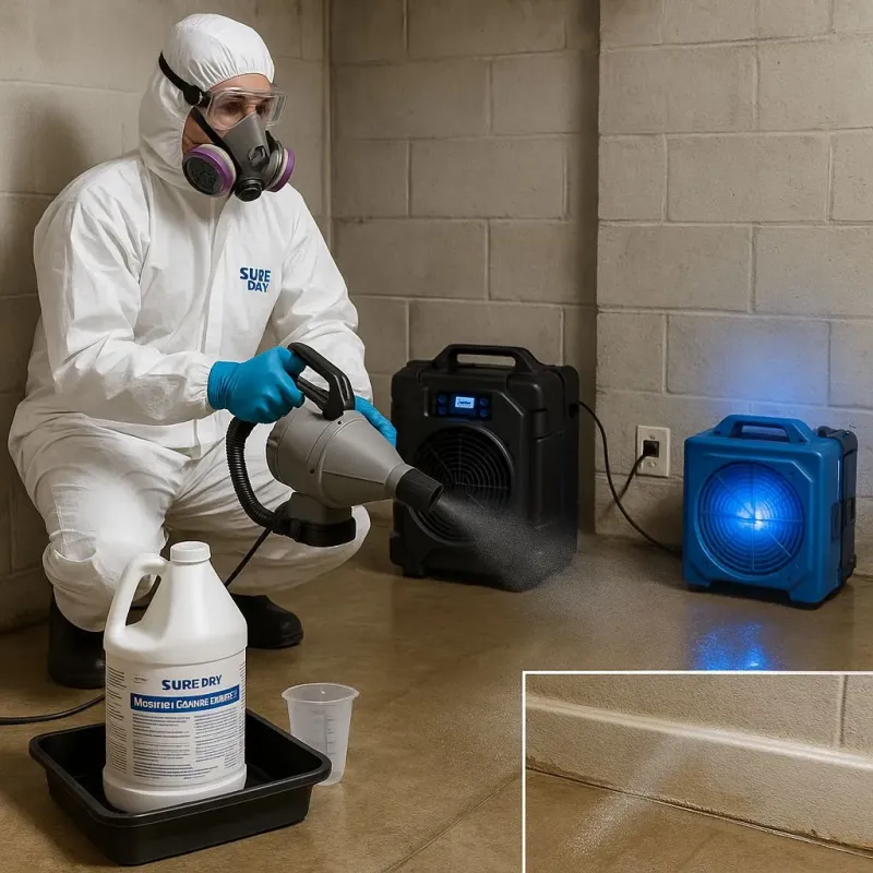 Sanitization and Odor Removal process in Boiling Spring Lakes, NC